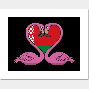 Flamingo Belarus Posters and Art